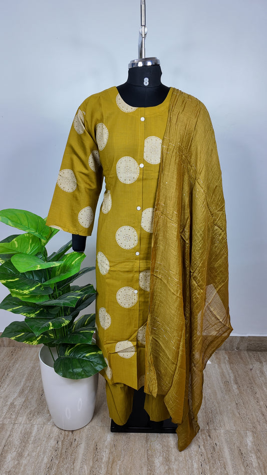 Mustard A-Line Umbrella 3 Piece Set