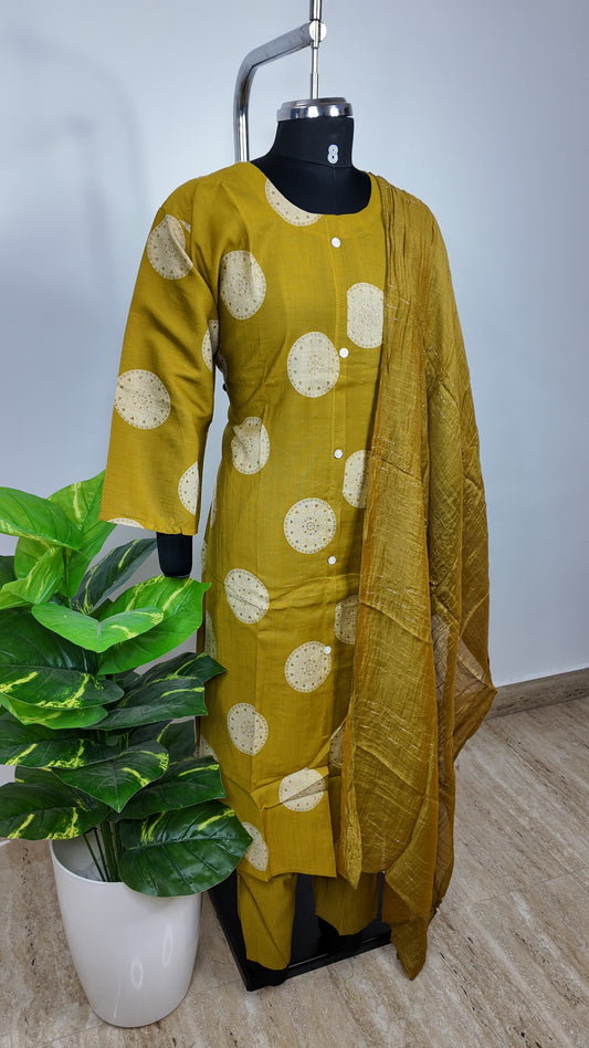 Mustard A-Line Umbrella 3 Piece Set